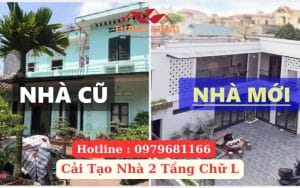 Cải Tạo Nhà 2 Tầng Chữ L