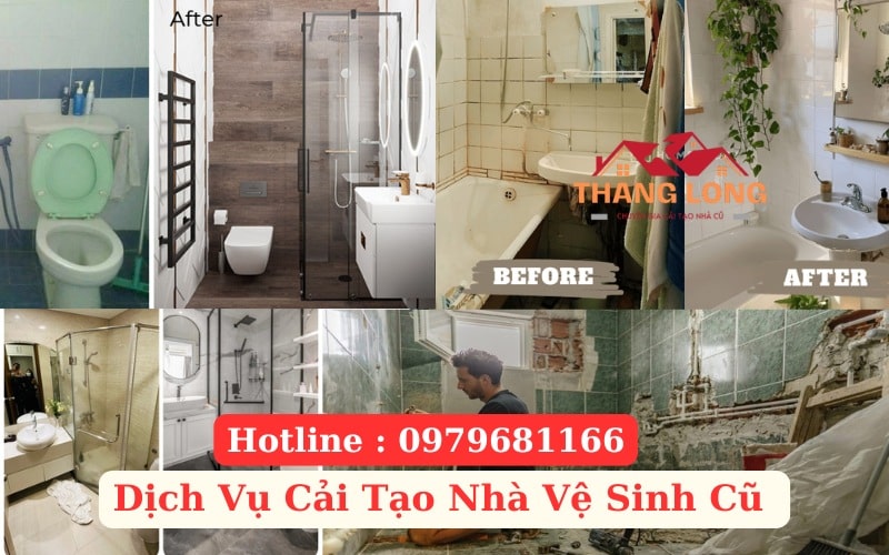 Dịch Vụ Cải Tạo Nhà Vệ Sinh Cũ Giá Rẻ