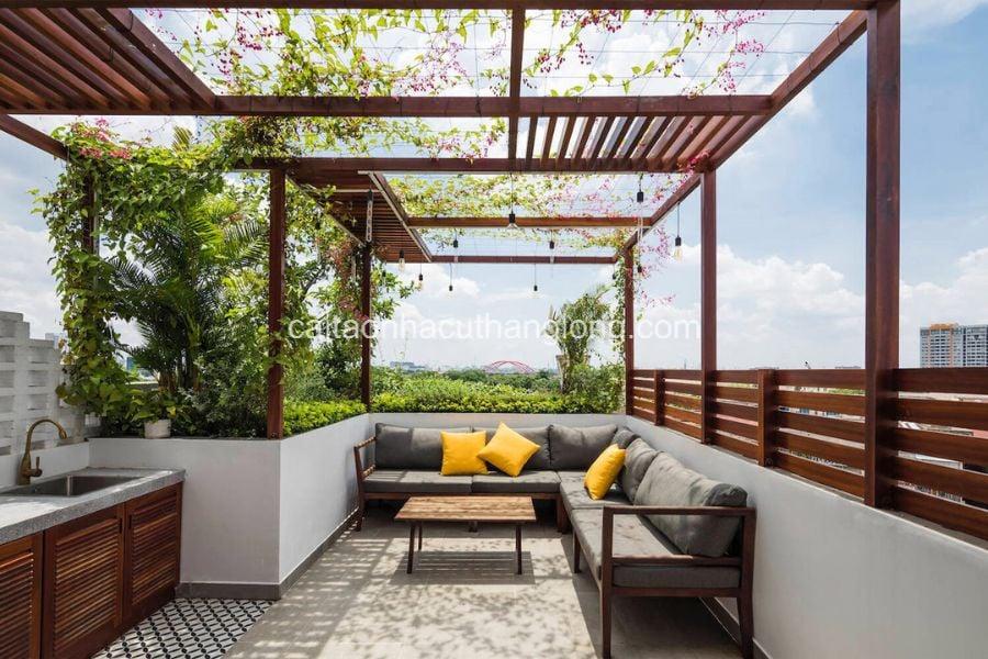 Mẫu Thiết Kế Sân Thượng Đẹp 10