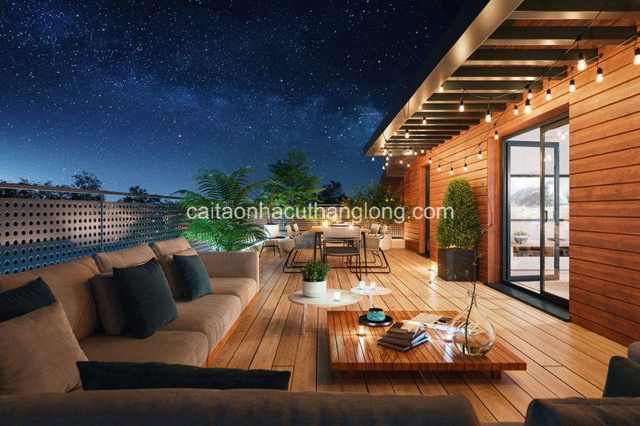 Mẫu Thiết Kế Sân Thượng Đẹp 7