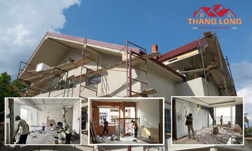 thi công cải tạo nhà cũ Thăng Long