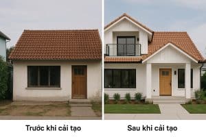 Cải Tạo Nhà Cấp 4 Thành Nhà Gác Lửng