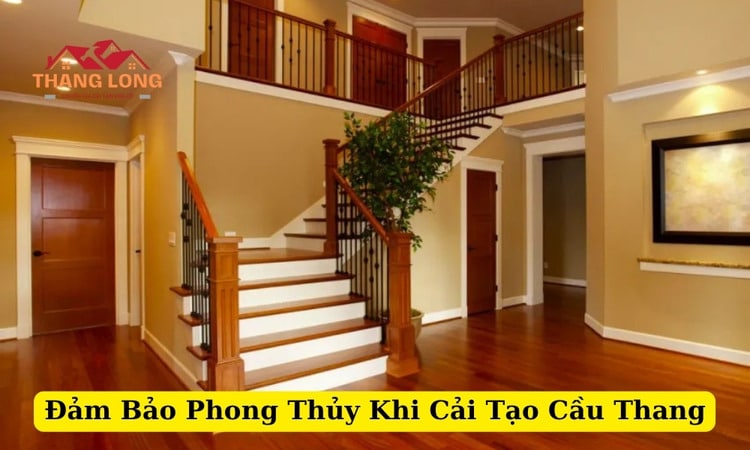Đảm Bảo Phong Thủy Khi Cải Tạo Cầu Thang