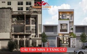 cải tạo nhà 3 tầng cũ