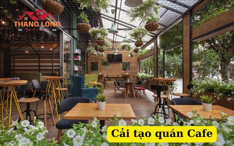 cải tạo quán cafe tại Thái Bình