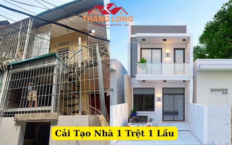 Cải Tạo Nhà 1 Trệt 1 Lầu