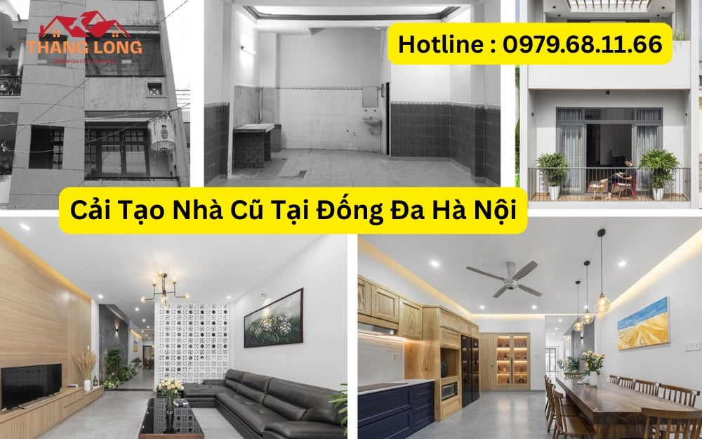 Cải Tạo Nhà Cũ Tại Đống Đa