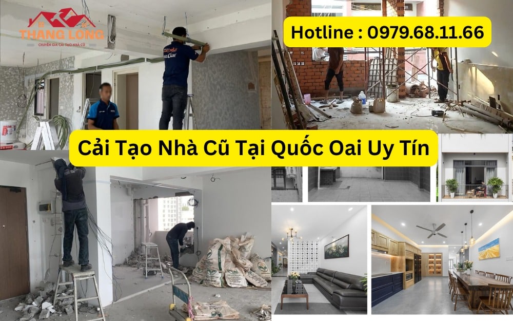 Cải Tạo Nhà Cũ Tại Quốc Oai Uy Tín