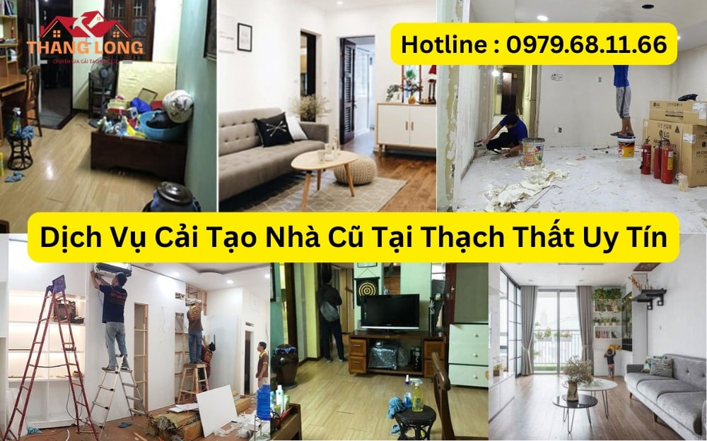Dịch Vụ Cải Tạo Nhà Cũ Tại Thạch Thất Uy Tín