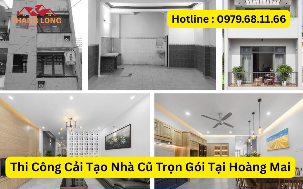 Thi Công Cải Tạo Nhà Cũ Trọn Gói Tại Hoàng Mai